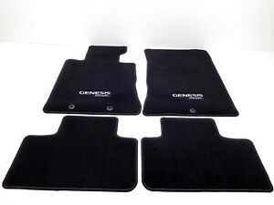 New OEM Hyundai Genesis Coupe Black Floor Mats Front Rear 2010-2013 4 Piece nice