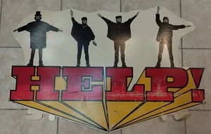 Cartel de placa de arte de pared vintage de los Beatles cubierta de álbum cartón música pop raro - Imagen 1 de 24