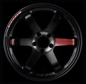 4 x Volk Racing TE37 SL Wheel Rays Engineering Rim Decal Sticker Red Ultra XT AU - Picture 1 of 4