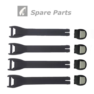  motorcycle boot spares | Forma STRAP KIT Predator Pilot black spare parts - Image 1 of 2