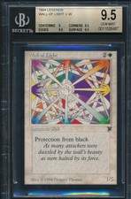 Legends Wall of Light BGS 9.5 Graded Magic MTG (5467) -magicgraders-