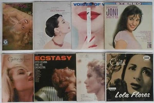 8 Records CHEESECAKE Covers SLOW & EASY CLASSIC BEAUTIES Bachelor Pad Pop Vocals - Picture 1 of 12
