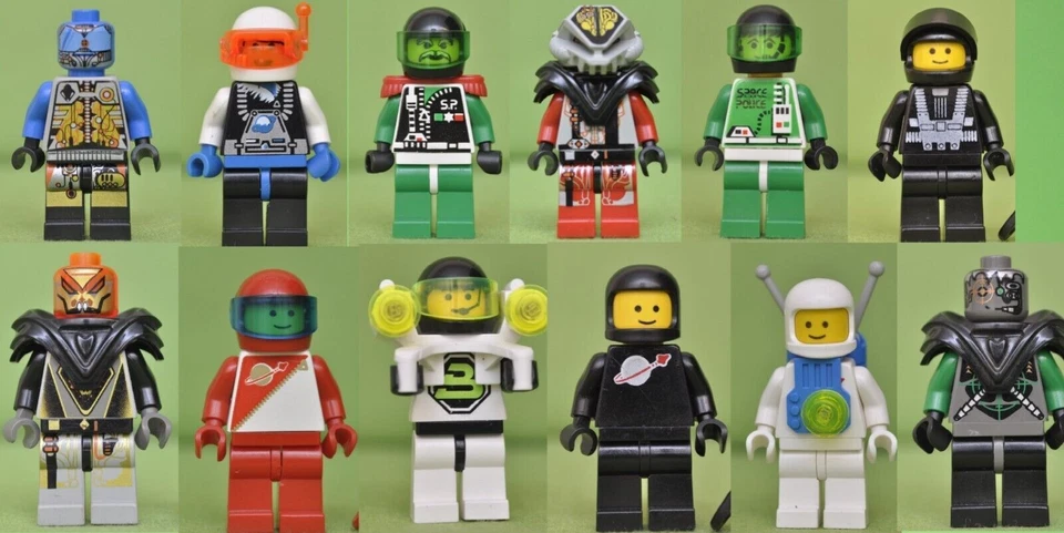 Lego Space Figur Astronaut Alien Droid zum Auswählen 6907 6977 6891 6892 6984 - Bild 1 von 1