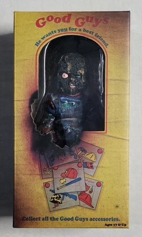 NECA Charred Chucky Action Figure Scream Factory (Limited) - Child's Play SEALED Cover