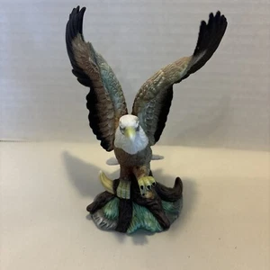 Porcelain American Eagle Sculpture Liberty Society In Flight Collection - Picture 1 of 6