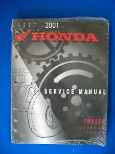 Honda 1997 1998 1999 2000 2001 TRX250 Recon Service Manual BRAND NEW H210 - Foto 1 di 1
