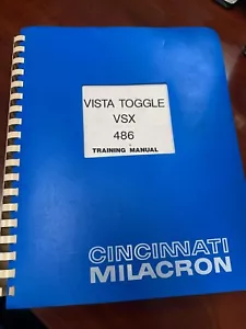 Cincinnati Milacron Vista Toggle Training Manual - Picture 1 of 2