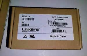 NEW Boxed Cisco Linksys MGBT1 1000 Base-T SFP Transceiver New in Box GLC-T - Picture 1 of 1