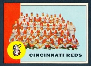 1963 TOPPS Baseball #63 CINCINNATI REDS TEAM NRMT - Picture 1 of 2