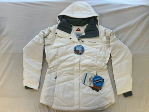 Columbia Damen Omni Heat Powder Summit Daunenmantel - weiß - groß - neu mit Etikett - Bild 1 von 9