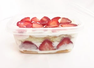 10 Stück Kuchenbox Meal Prep Behälter. Wiederverwendbare Lebensmittelaufbewahrung aus Kunststoff mit Deckel  - Bild 1 von 5