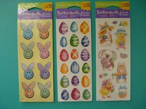 Easter Stickers Stickety-Doo-Da American Greetings (3) Sealed Pks-Six Sheets #2 - Picture 1 of 5