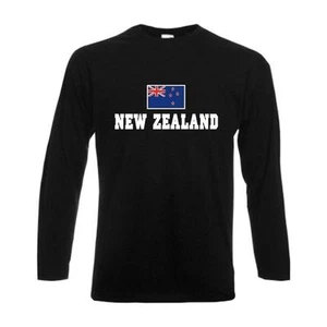 Longsleeve NEUSEELAND (New Zealand), Flagshirt, Fanshirt S - 6XL (WMS02-40b) - Bild 1 von 1
