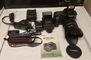 Canon Digital Camera EOS 20D Bundle With Tamron Lens And Other Accessories - Picture 1 of 14