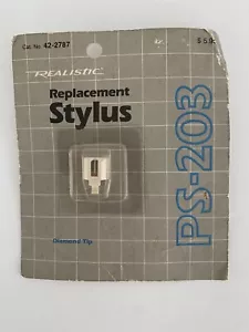 Vintage NOS Realistic Replacement Stylus PS-203 Diamond Tip Radio Shack - Picture 1 of 3