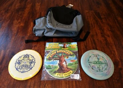 Innova Disc Golf Lot Of 3 Discs & One Innova Discover Pack Disc Golf Bag - Image 1 of 4
