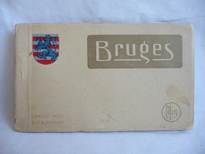 Bruges - Cartes vues detachables - Serie 1 - 10 Karten Brügge Leporello um 1915 - Bild 1 von 4
