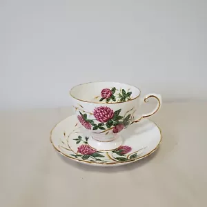 'VINTAGE TEETASSE & UNTERTASSE' Toskanisches feines englisches Knochenporzellan. - Bild 1 von 6