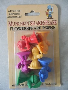MUNCHKIN SHAKESPEARE FLOWERSPEARE PAWNS, BRAND NEW, SEALED, STEVE JACKSON GAMES! - Picture 1 of 2