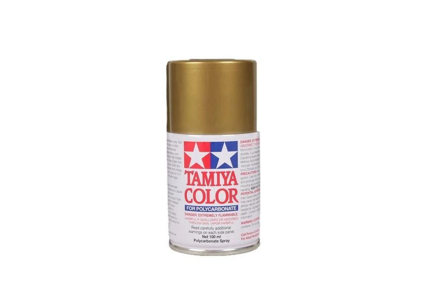 Tamiya Ps-13 Polycarbonate Spray Paint Gold 100ml TAM86013