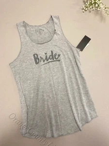 Mujer Love & Cherish Novia Tanque Nupcial Dormir Pij's Gris Talla XS Mediana Grande XL - Imagen 1 de 5