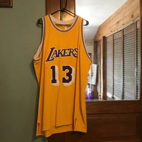 1971 Mitchell and Ness Wilt Chamberlain Lakers Vintage Jersey Size 3XL Cover