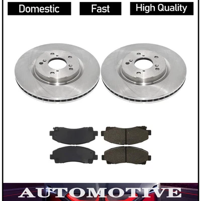 Rotores de freno delanteros y pastillas de freno de cerámica para Acura TL 2011-2013 Foto 1 de 3
