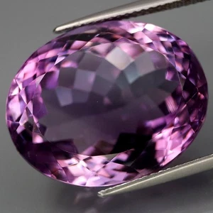 28.96Ct.Real 100%Natural HUGE Amethyst Bolivia None Treatment Full Fire&CLEAN! - Picture 1 of 4