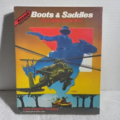 Botas y Sillines Caballería Aérea En Los Años 80 GDW475 SIN PERFORAR Foto 1 de 2