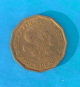 NIGERIA 3 PENCE 1959 - Bild 1 von 2