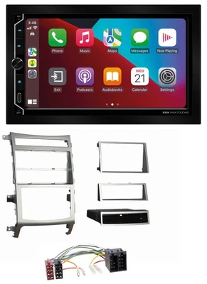 ESX 2DIN DAB USB MP3 Bluetooth Autoradio für Hyundai ix55 2009-2012 silber - Bild 1 von 4