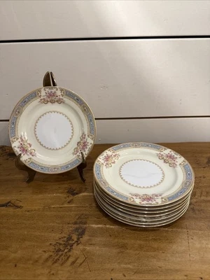 Noritake Mystery #171 Bread & Butter Plate Set Of 8 Made In Japan Disc 6 3/8” - Image 1 of 4