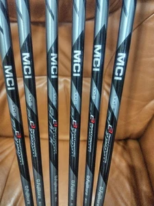 Used Shaft Fujikura Mci Black 100S 5-P 6 Pieces With Grip - Picture 1 of 5