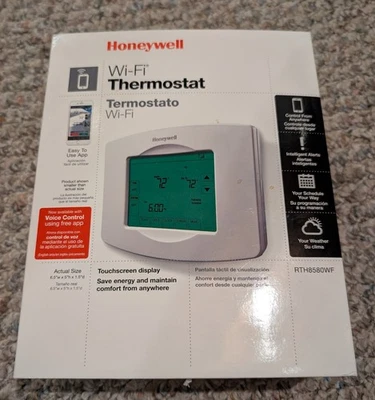Honeywell WiFi Thermostat Rth8580wf as Is Untested Clean (RTH8580WF) - Image 1 of 3