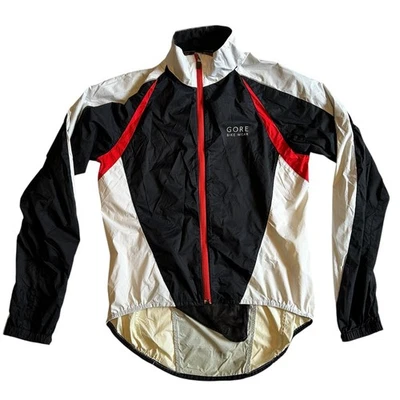 Gore Bike Wear Windstopper Jacket Black/White/Red Size EU M USA M Asia L - Image 1 of 4