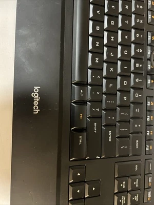 Logitech Illuminated Keyboard Wired USB Tested and Working - Photo 1/4