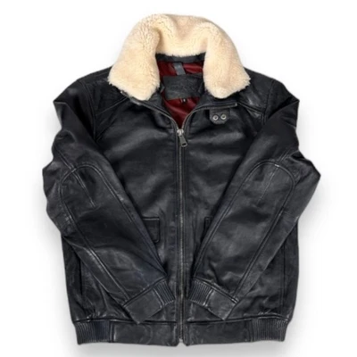 DLNYC - Daniel’s Leather Men’s Aviator 100% Genuine Leather Bomber Jacket - Image 1 of 2