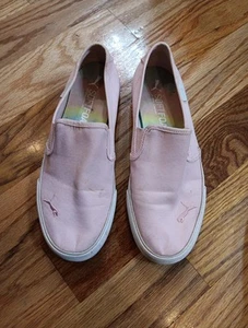 Puma Bari Slip On Size 8.0 Womens Shoes Casual Walking Pink White - Picture 1 of 7