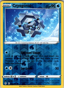Cryogonal Reverse Holo 043/203 SWSH07: Evolving Skies Common - NM - Picture 1 of 2