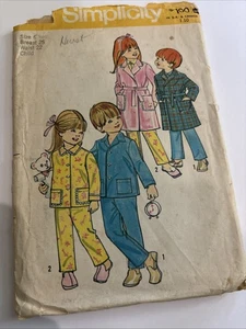 Simplicity Size 6 5103 Vintage Sewing Pattern 1960s Robe And Pajama Set Unisex - Picture 1 of 3