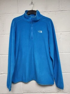 The North Face Blue Quarter Zip Fleece Pullover Mens Size Large. PW - Picture 1 of 10