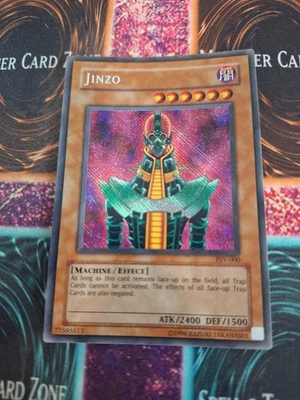 Yugioh Jinzo PSV-000 Misprint Reverse Secret Rare Unlimited Near Mint - Image 1 of 4
