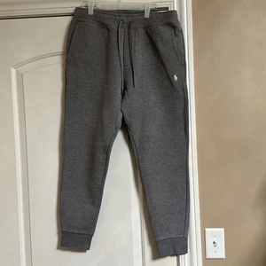 Polo Ralph Lauren Mens Jogger Sweatpants - Size Medium Grey Heather Great Cond. - Picture 1 of 3