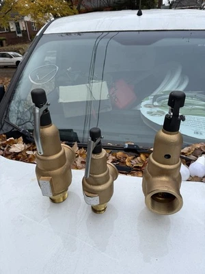 Three Kunkle Safety Relief Valve, 2” & 1 1/2” Inlet, 130 Psi, New - Image 1 of 4