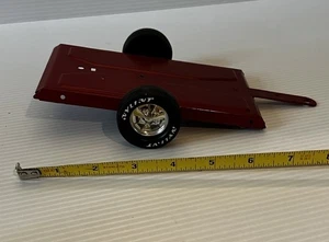 Vintage Nylint Motorcycle Trailer Red Single Axle Nice Condition - Picture 1 of 17