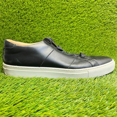 Greats Brooklyn The Royale Hombres Talla 11 Negro Clásico Cuero Zapatos Tenis Foto 1 de 4