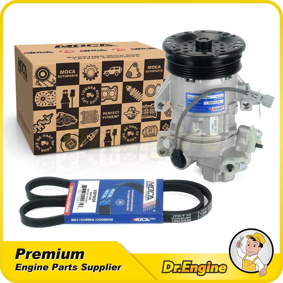 Compressor AC com correia serpentina para 2004-2006 Scion xA xB L4 1,5L - Imagem 1 de 4