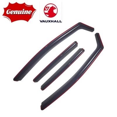 Genuine Vauxhall Astra K MK7 2015-2021 4pc Clips Wind Smoke Deflectors ⩞ - Image 1 of 4