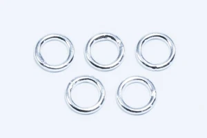 INWARIA Binderinge 925 SILBER Ø 3/4/5/6/8/10 mm geschlossen Ösen Biegeringe, SS4 - Bild 1 von 4