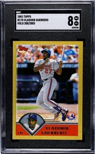 2003 Topps - Vladimir Guerrero #170 Gold /2003 SGC 8 - Bild 1 von 2